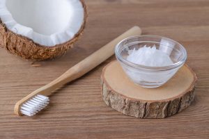 Coconut oil pulling is a great teeth whitening technique for sensitive teeth